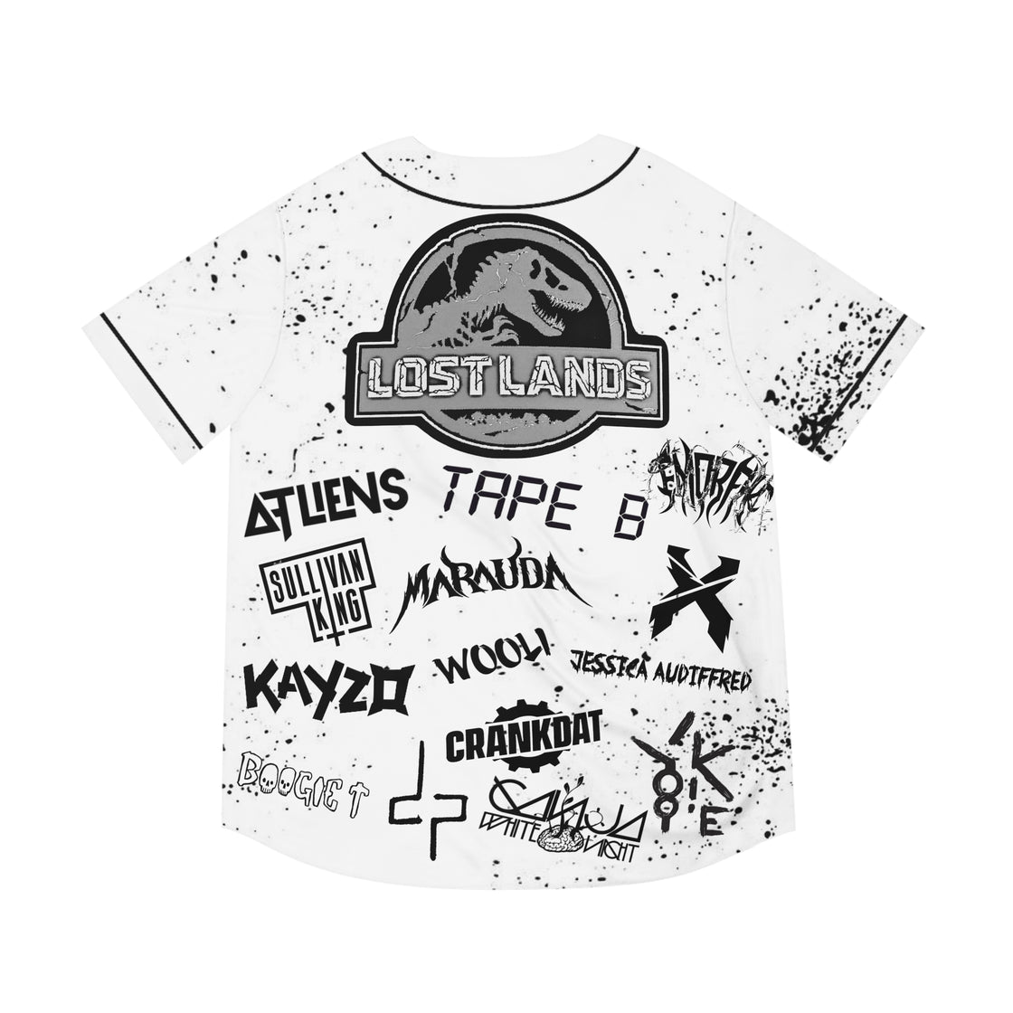 Atliens Tape B Kayzo Emorfik Excision Yookie Ganga White Night Sullivan King Boogie T Lost Lands Jersey - EDMCLOTHINGSTORE