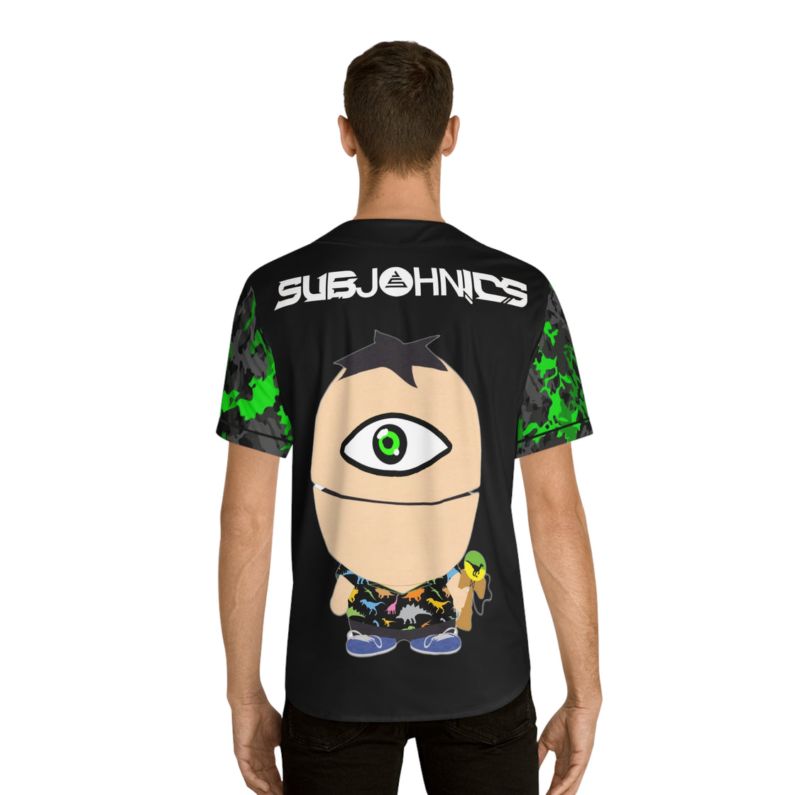Subjohnics Jersey Green Camo - EDMCLOTHINGSTORE