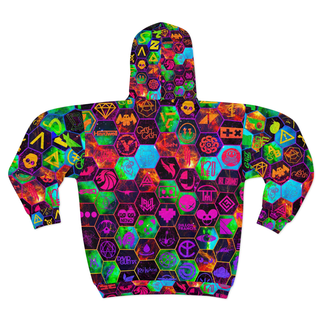 Edm Dubstep Zip Hoodie - EDMCLOTHINGSTORE