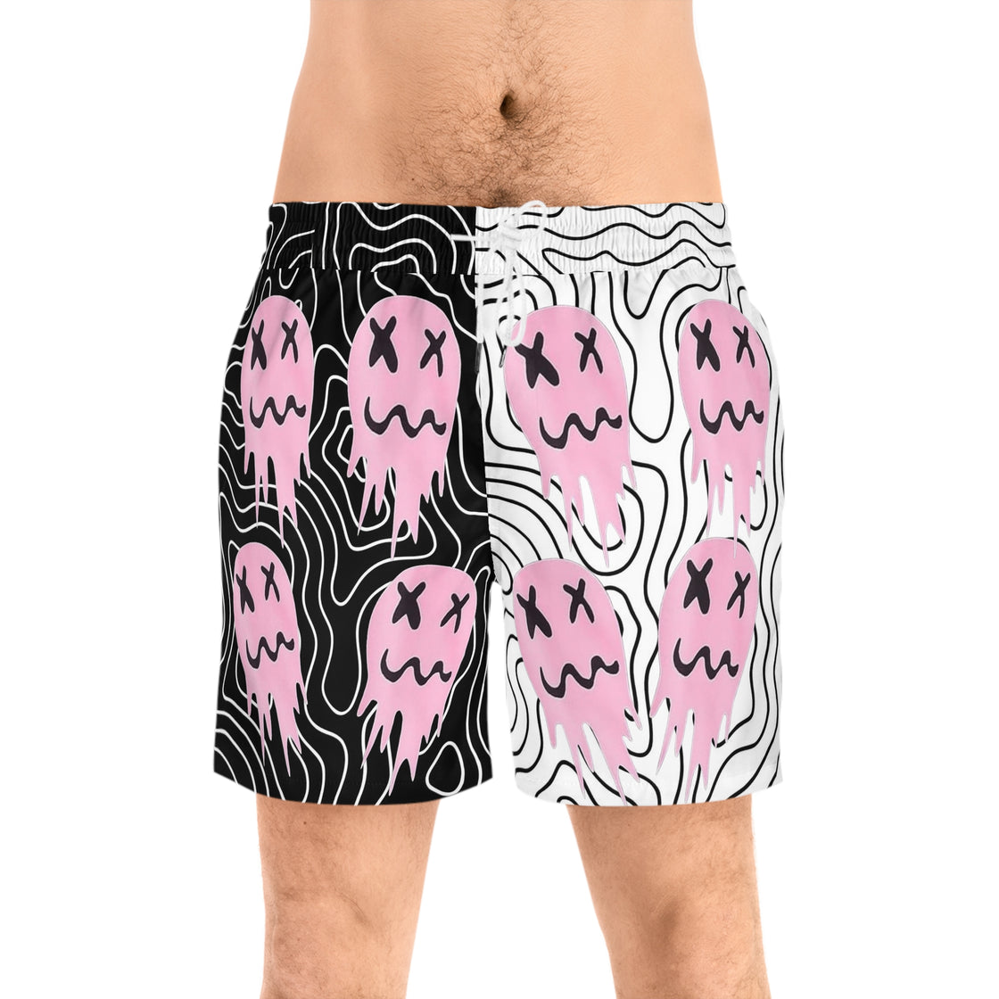 Trippy Ghost Shorts Rave Shorts