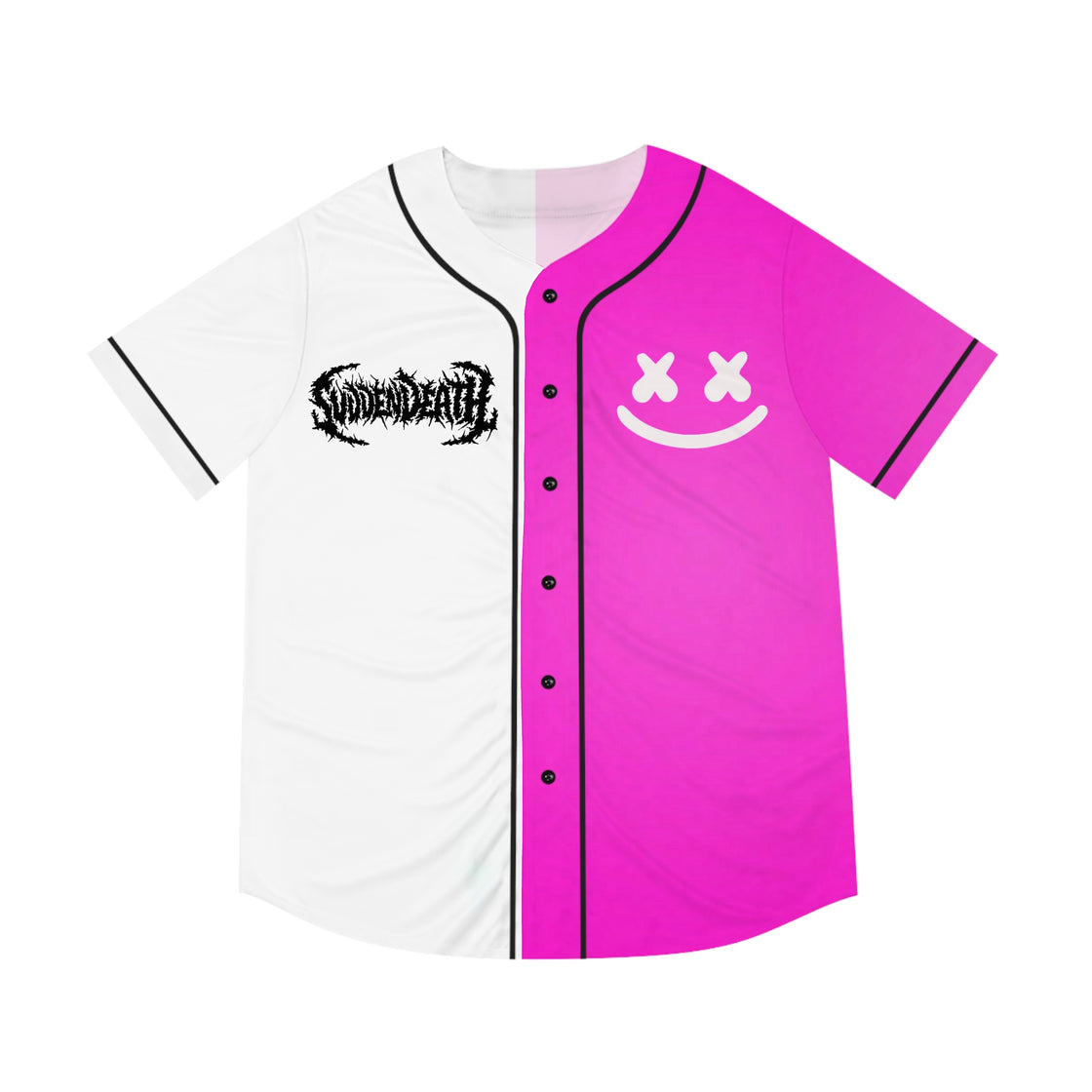 Marshmello Jersey B2B Svdden Death Jersey (PINK) EDC Las Vegas Lost Lands Merch 2024 - EDMCLOTHINGSTORE