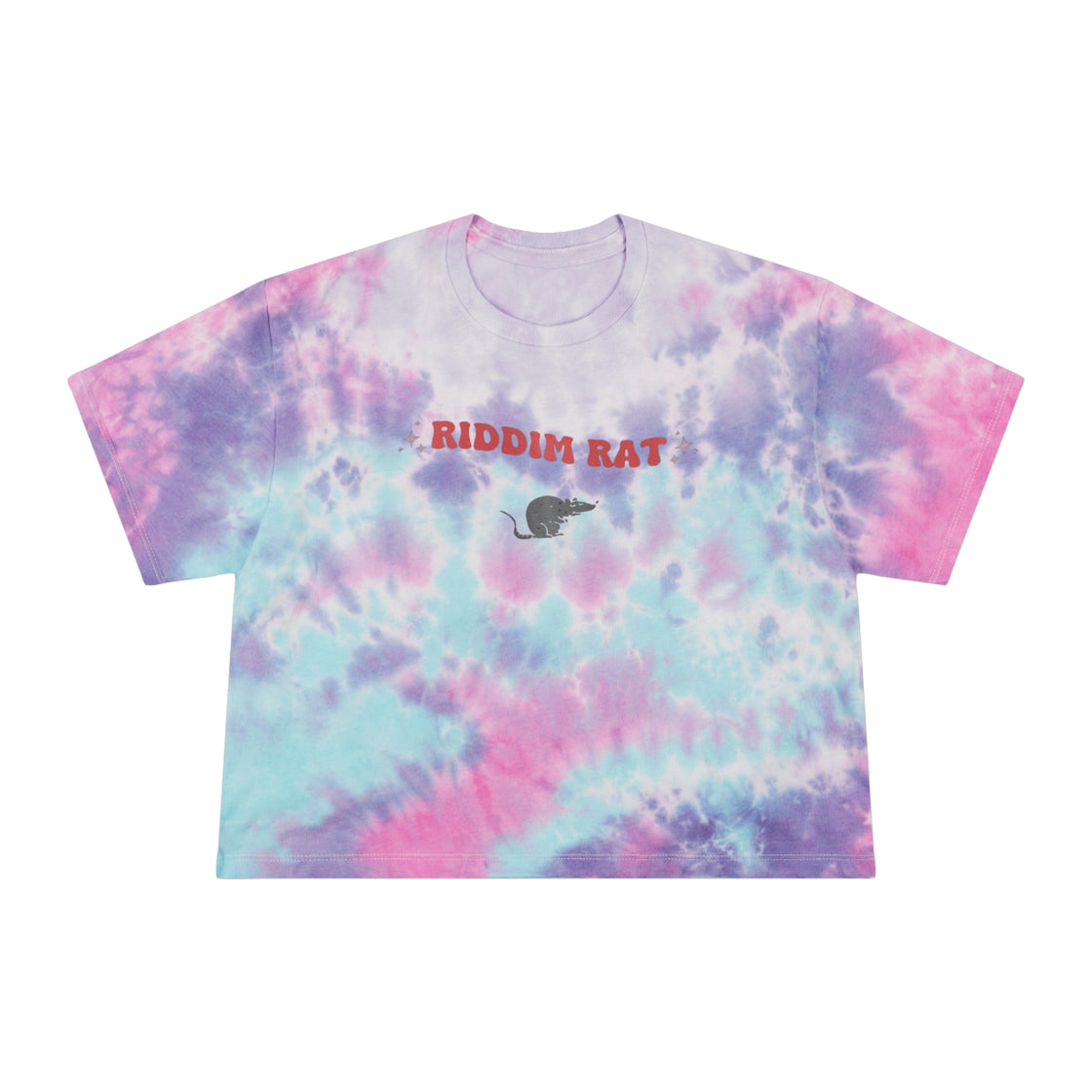 Women's Tie-Dye Crop Tee - EDMCLOTHINGSTORE