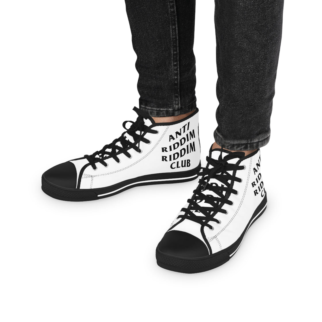 Anti Riddim Riddim Club Converse Style Shoes - EDMCLOTHINGSTORE