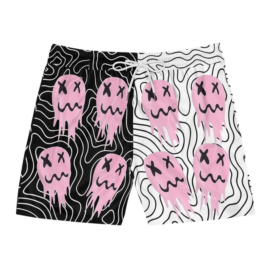 Trippy Ghost Shorts Rave Shorts