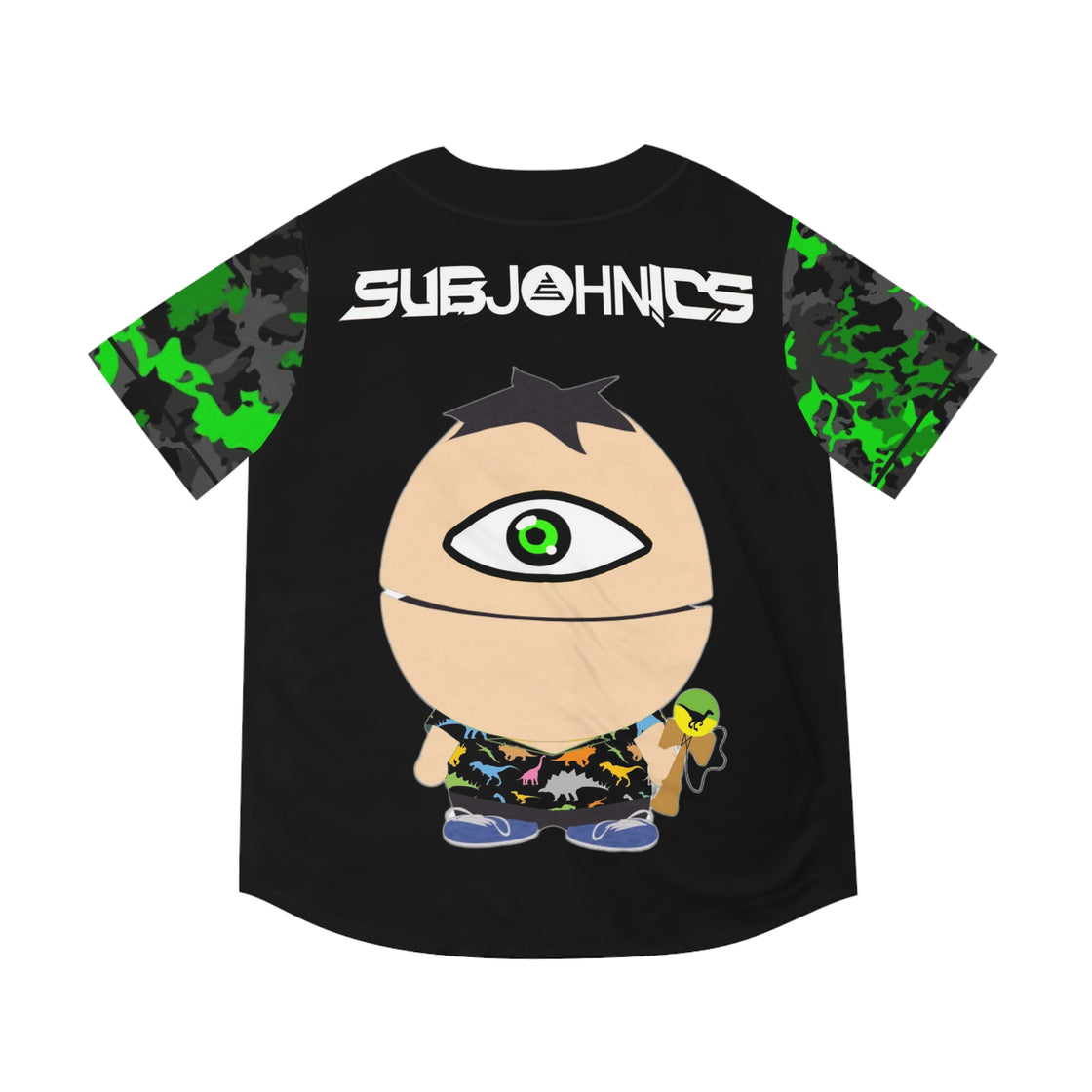 Subjohnics Jersey Green Camo - EDMCLOTHINGSTORE