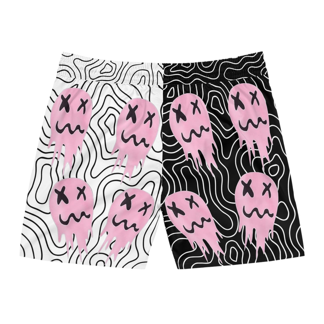 Trippy Ghost Shorts Rave Shorts