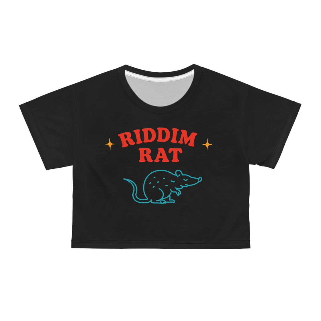 Riddim Rat Crop Top Rave Crop Top Festival Crop Top