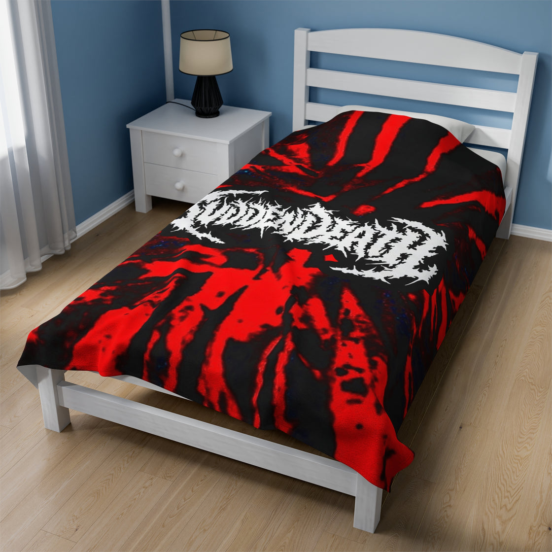 Svdden Death Velveteen Plush Blanket - EDMCLOTHINGSTORE