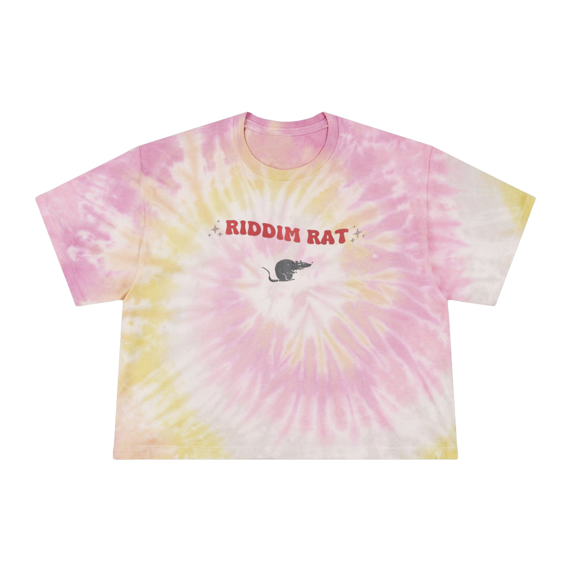 Women's Tie-Dye Crop Tee - EDMCLOTHINGSTORE