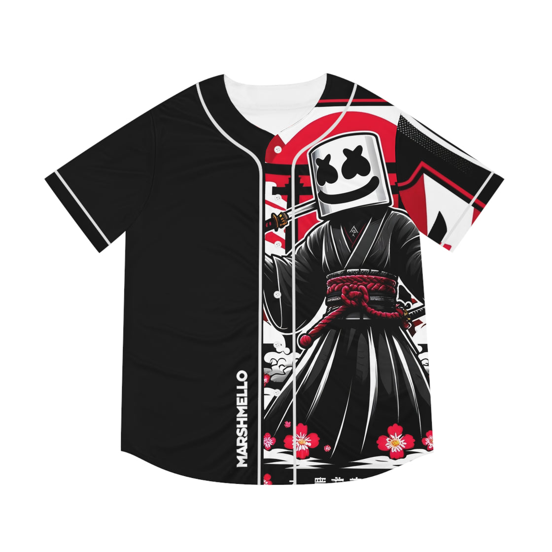 Marshmello EDM Rave Jersey (Asian Themed) - EDMCLOTHINGSTORE