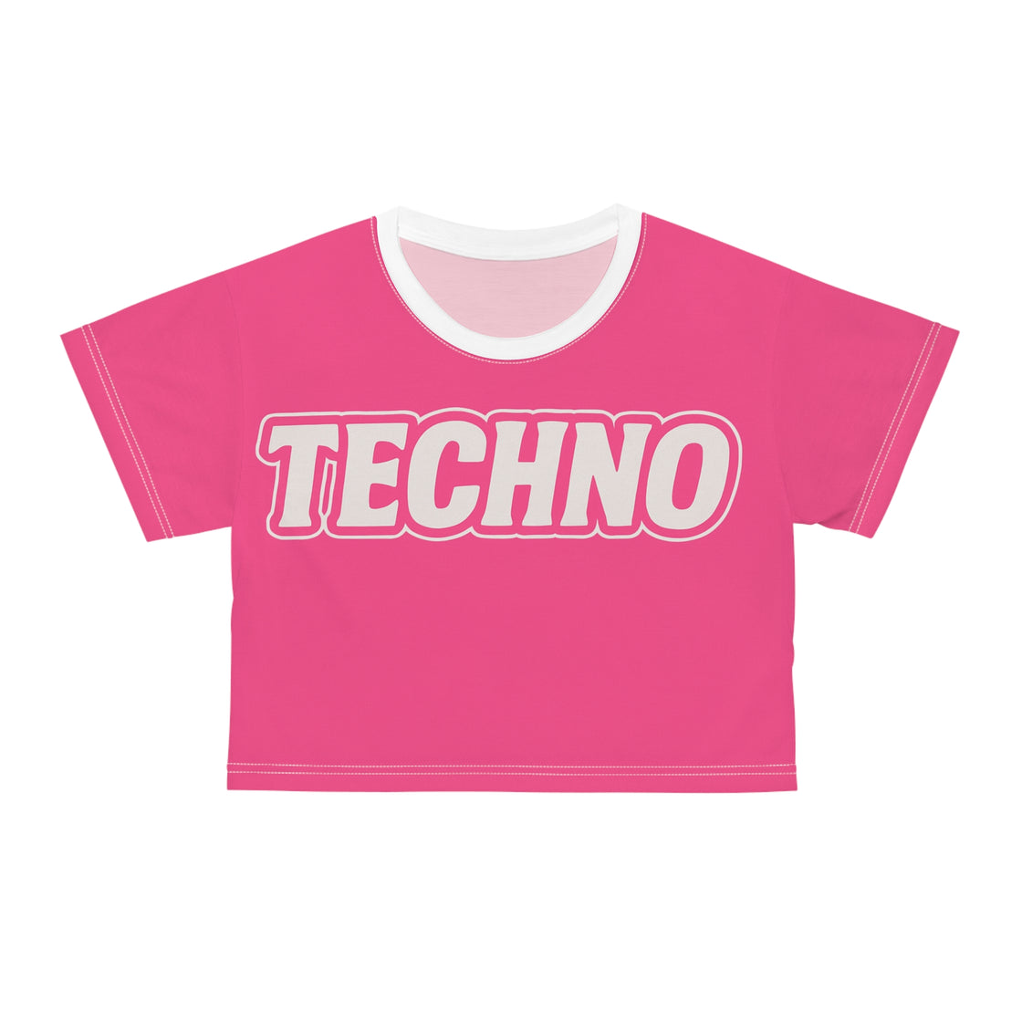 Inspired Barbie Techno Crop Top Rave Crop Top Festival Crop Top