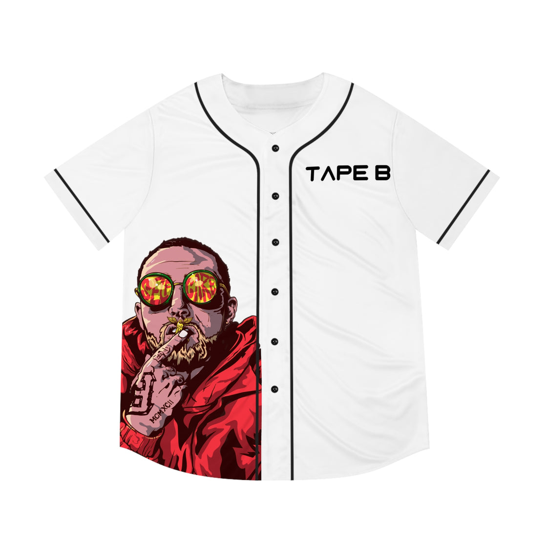 Custom Tape B Jersey - EDMCLOTHINGSTORE
