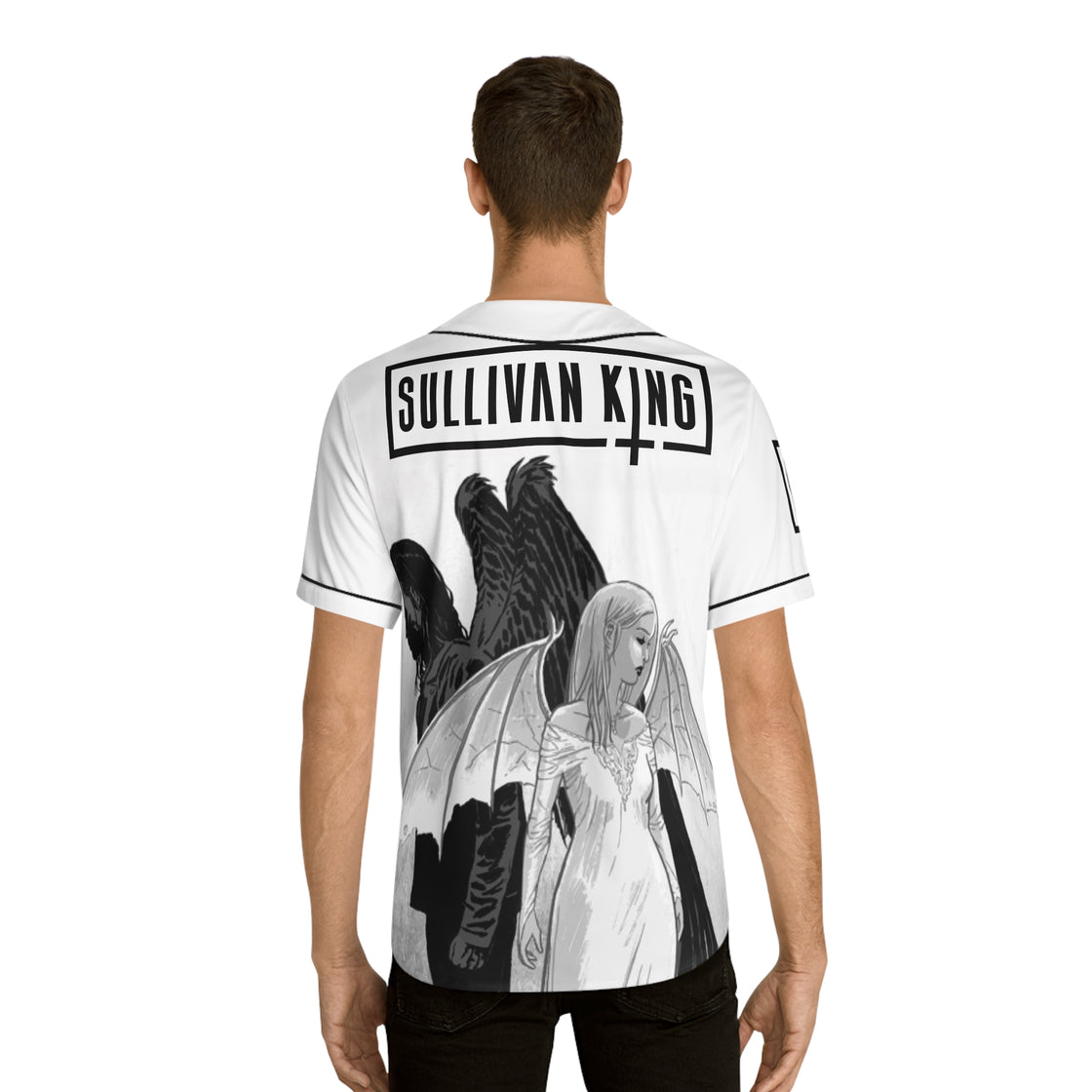 Sullivan King Jersey (Black & White) - EDMCLOTHINGSTORE
