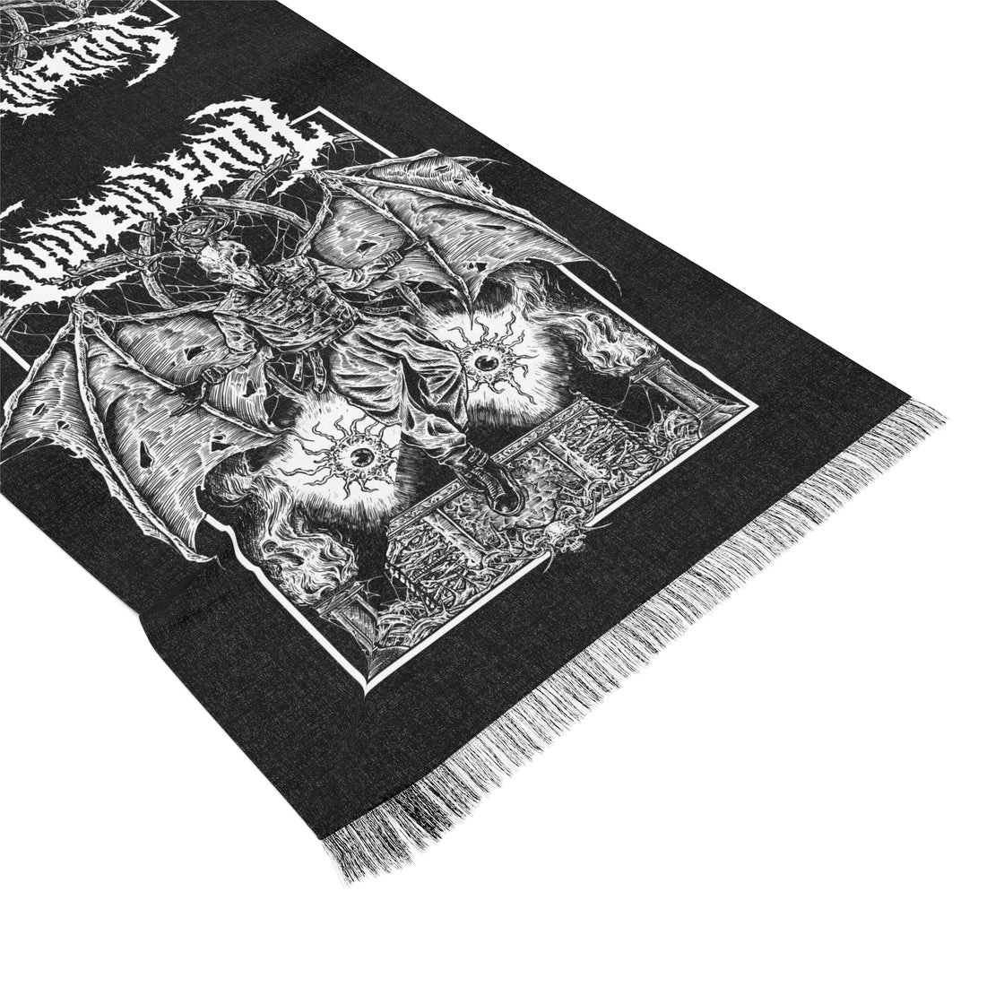 Svdden Death Pashmina Lightweight Scarf - EDMCLOTHINGSTORE