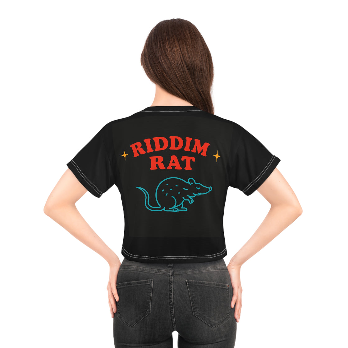 Riddim Rat Crop Top Rave Crop Top Festival Crop Top