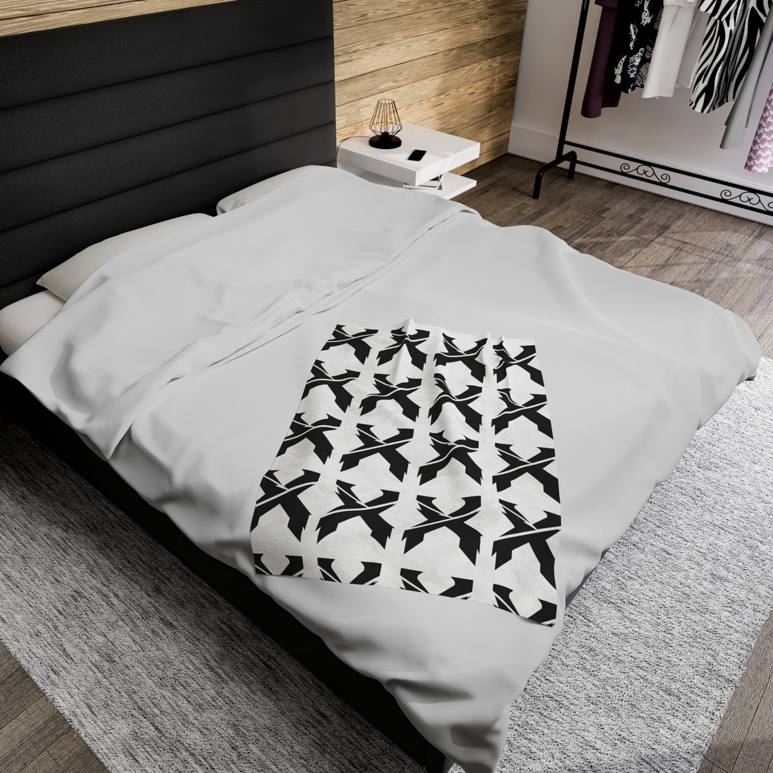 Excision Velveteen Plush Blanket - EDMCLOTHINGSTORE