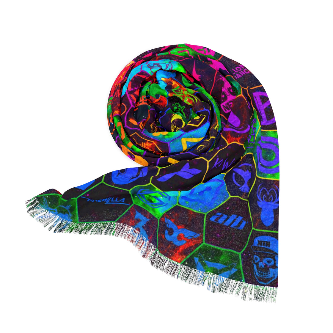 EDM Artist Pashmina Lightweight Scarf - EDMCLOTHINGSTORE