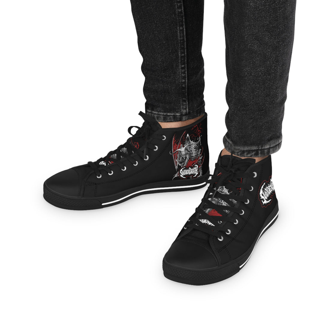 Svdden Death Converse Style Shoes - EDMCLOTHINGSTORE