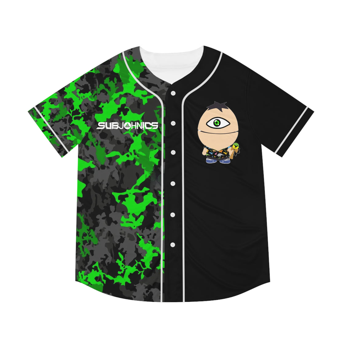 Subjohnics Jersey Green Camo - EDMCLOTHINGSTORE