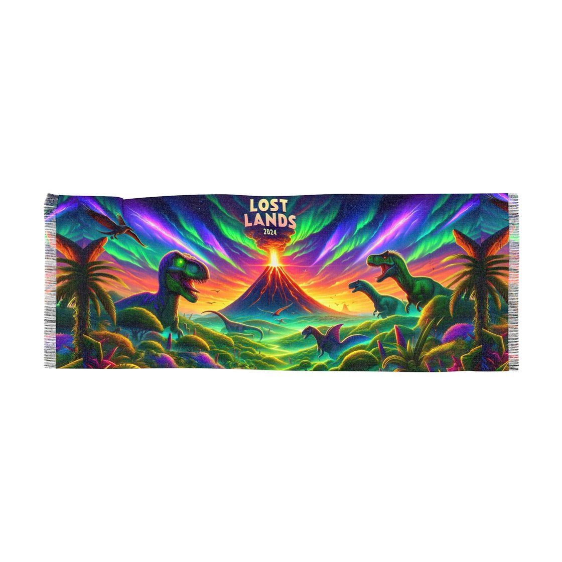 Lost Lands Pashmina Lightweight Scarf 2024 Lost Lands Merch 2 - EDMCLOTHINGSTORE