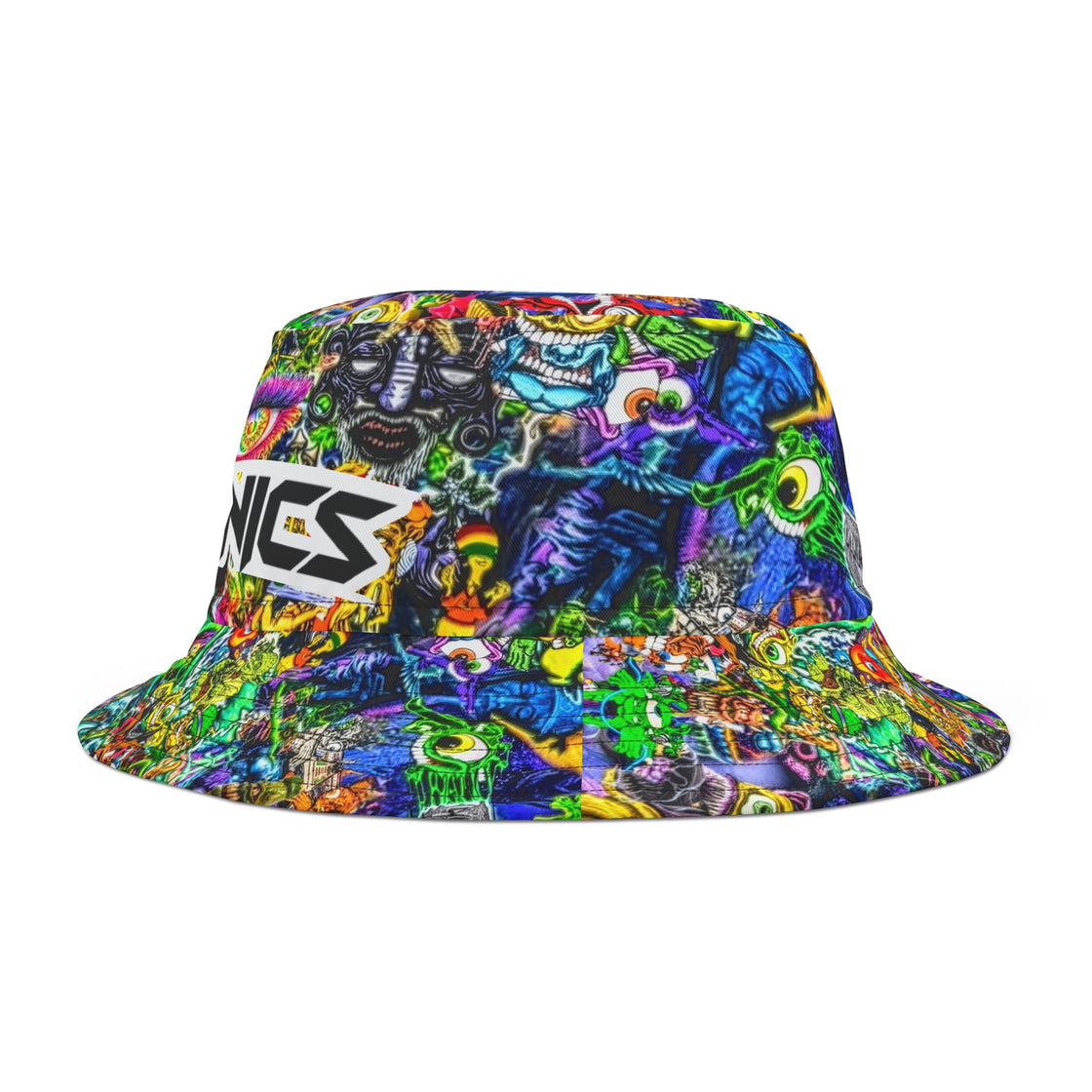 Subtronics Psychedelic Bucket Hat - Vibrant EDM Festival Gear - EDMCLOTHINGSTORE