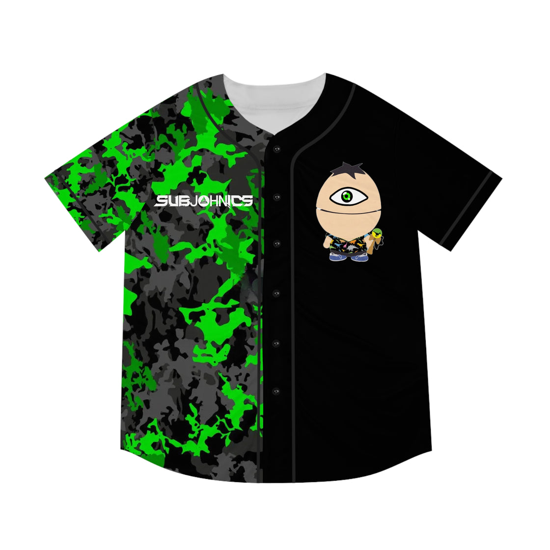 Subjohnics Jersey Green Camo - EDMCLOTHINGSTORE
