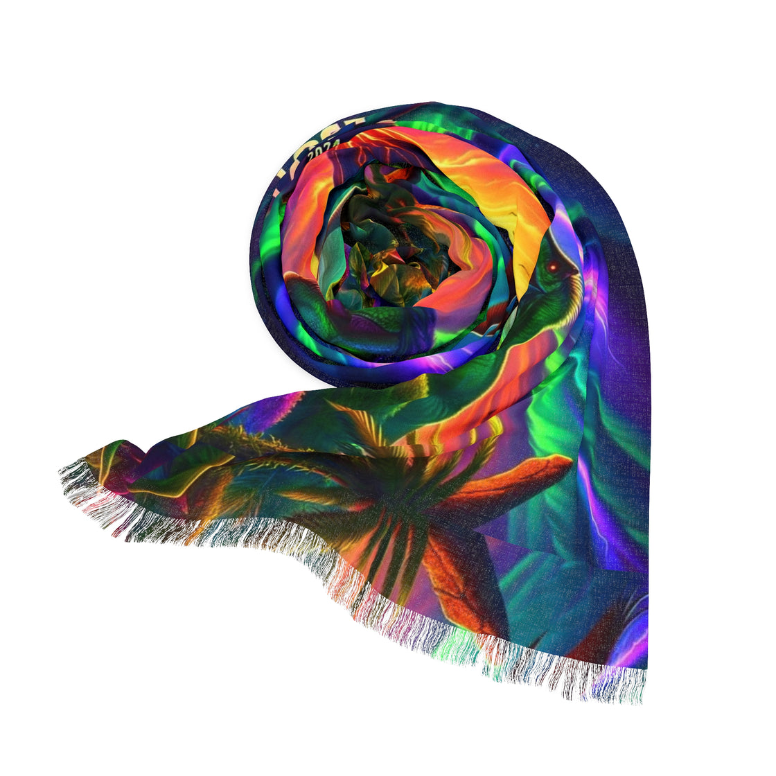 Lost Lands Pashmina Lightweight Scarf 2024 Lost Lands Merch 2 - EDMCLOTHINGSTORE
