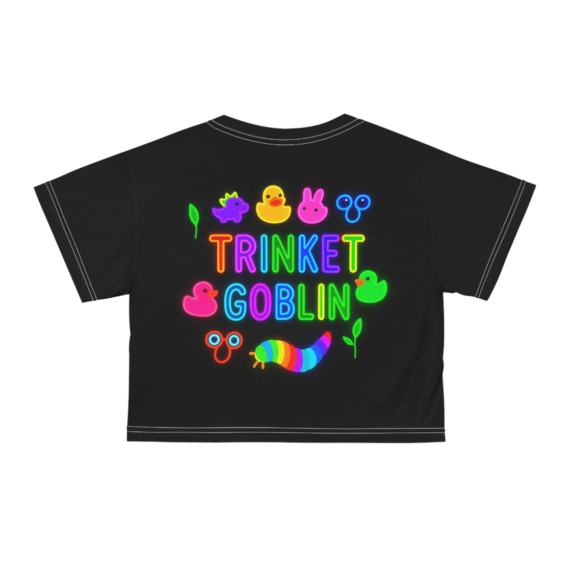 Trinket Goblin Crop Top Rave Crop Top Festival Crop Top