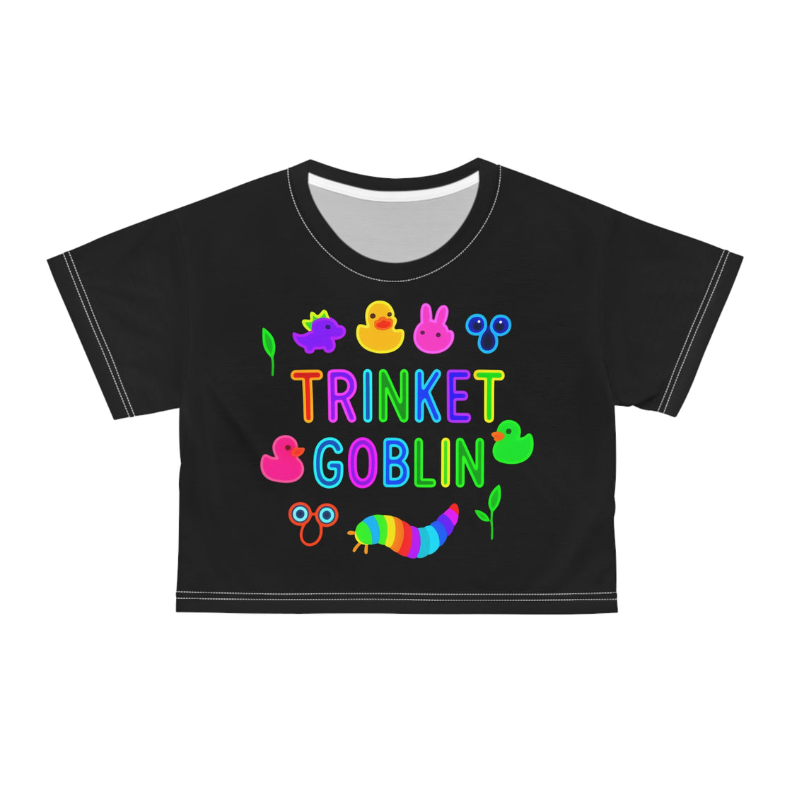 Trinket Goblin Crop Top Rave Crop Top Festival Crop Top