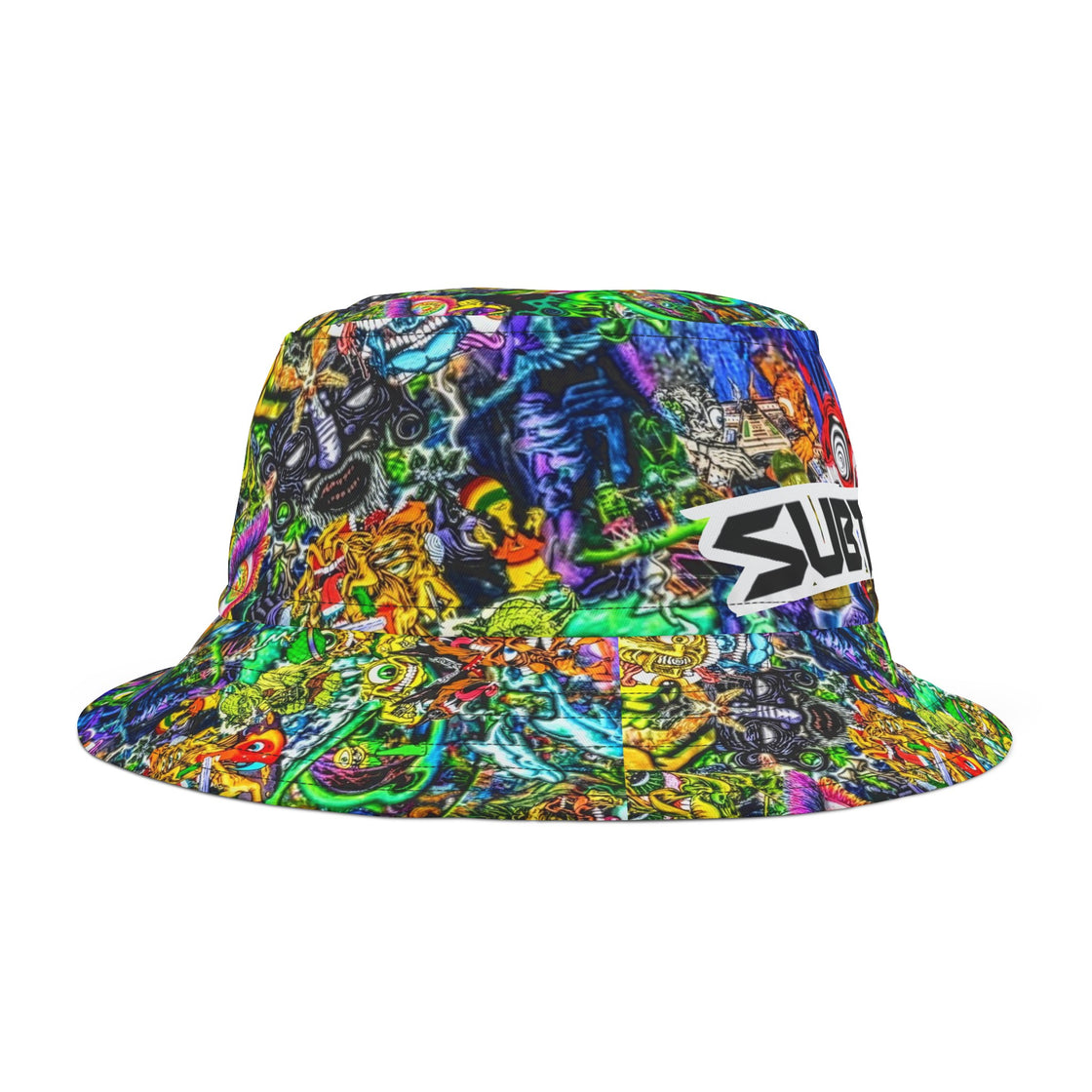 Subtronics Psychedelic Bucket Hat - Vibrant EDM Festival Gear - EDMCLOTHINGSTORE