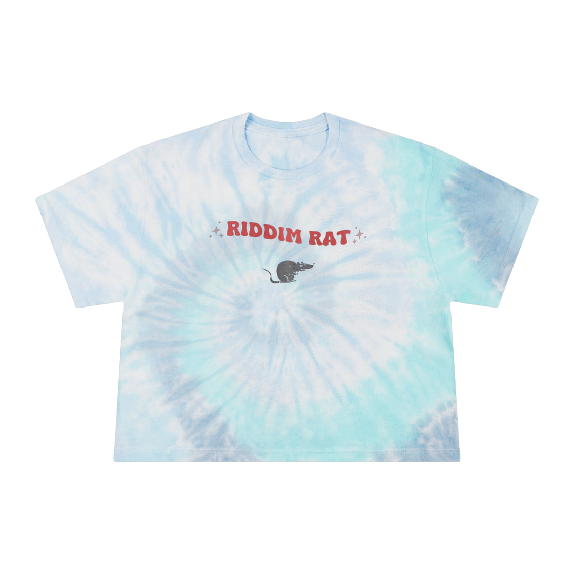 Women's Tie-Dye Crop Tee - EDMCLOTHINGSTORE