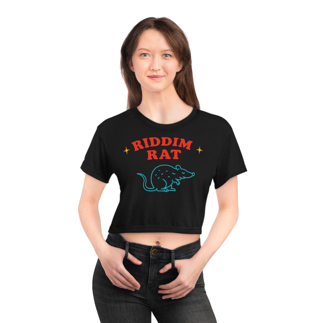 Riddim Rat Crop Top Rave Crop Top Festival Crop Top