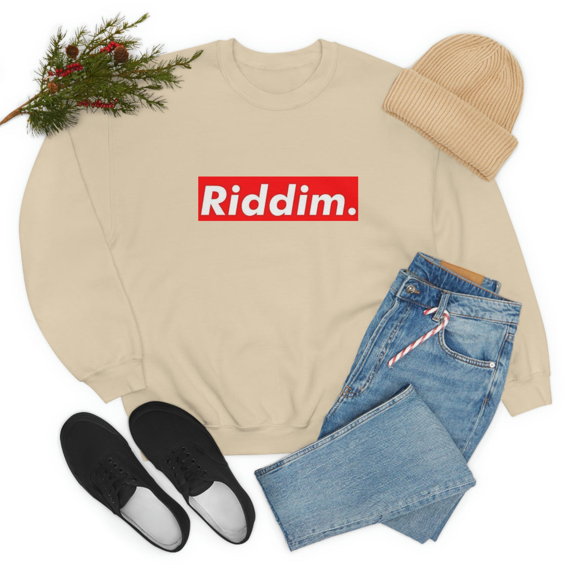 RIDDIM Sweatshirt HOLI VERSA point blank Calcium Infeck - EDMCLOTHINGSTORE