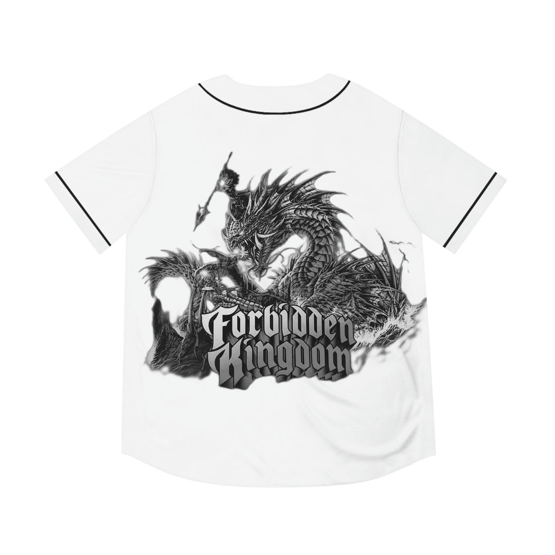 Custom Black & White Forbidden Kingdom 2023 Jersey EDM EDC - EDMCLOTHINGSTORE