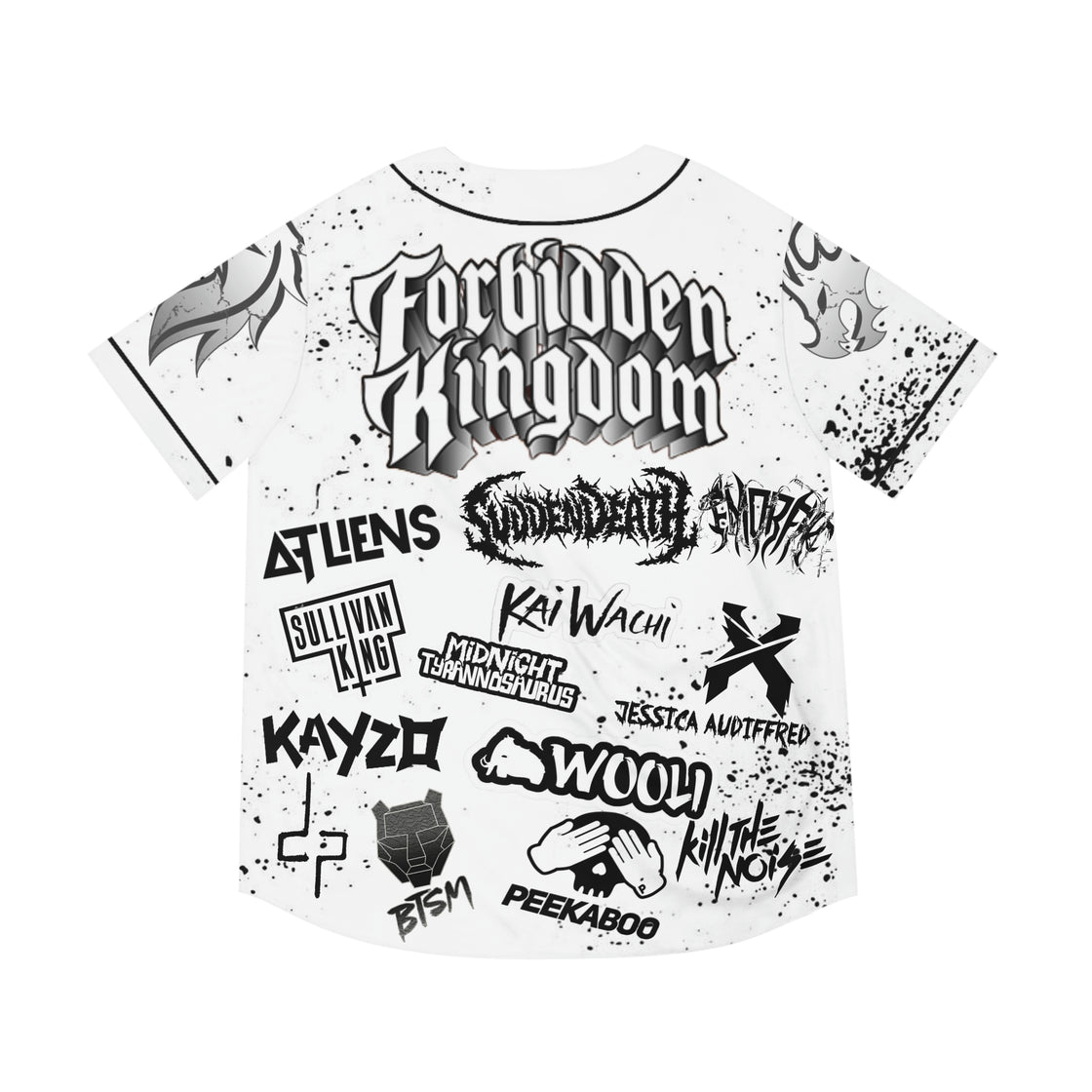 Forbidden Kingdom Jersey Sullivan King Excision Svdden Death Kayzo Peekaboo Wooli BTSM Emorfik Atliens Kill The Noise Jessica Audiffred - EDMCLOTHINGSTORE