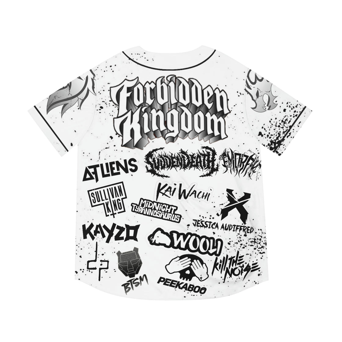 Forbidden Kingdom Jersey Sullivan King Excision Svdden Death Kayzo Peekaboo Wooli BTSM Emorfik Atliens Kill The Noise Jessica Audiffred - EDMCLOTHINGSTORE