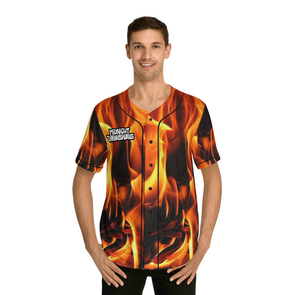 Midnight Tyrannosaurus Jersey EDM EDC Merch - EDMCLOTHINGSTORE