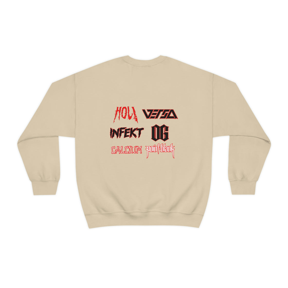 RIDDIM Sweatshirt HOLI VERSA point blank Calcium Infeck - EDMCLOTHINGSTORE