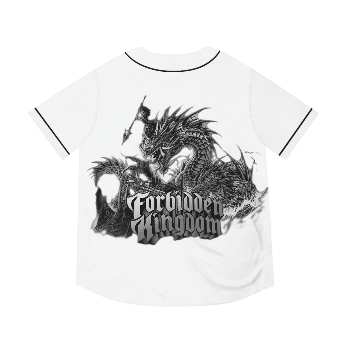 Custom Black & White Forbidden Kingdom 2023 Jersey EDM EDC - EDMCLOTHINGSTORE