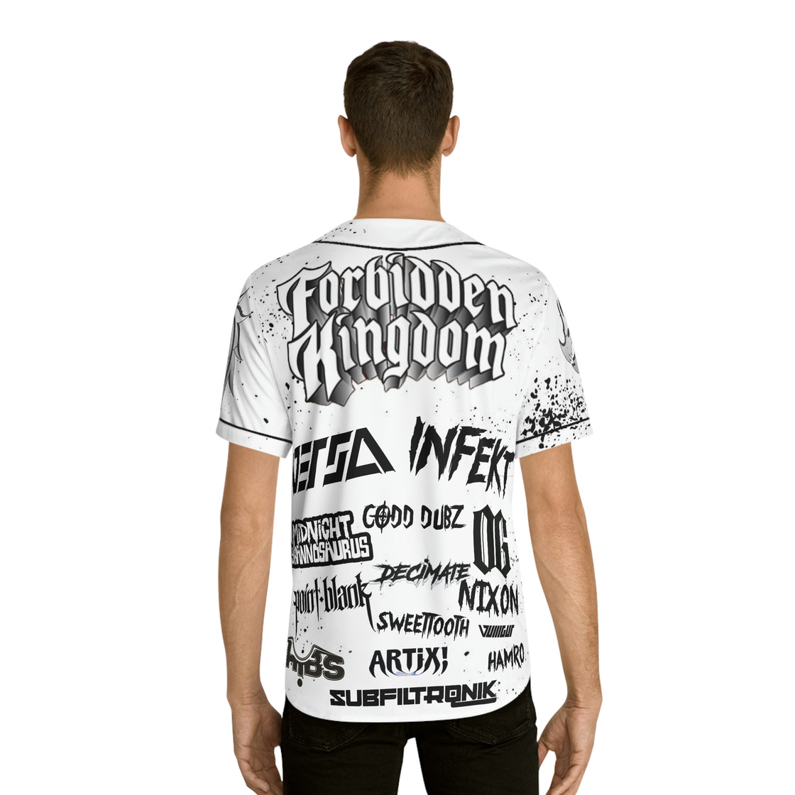Forbidden Kingdom Jersey Riddim Versa Artix! decimate chibs Codd dubz Hamro, infekt, OG nixin subfiltronik point.blank sweettooth vulllgur - EDMCLOTHINGSTORE