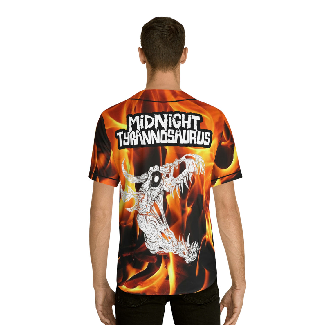Midnight Tyrannosaurus Jersey EDM EDC Merch - EDMCLOTHINGSTORE
