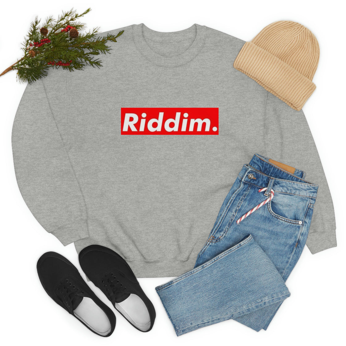 RIDDIM Sweatshirt HOLI VERSA point blank Calcium Infeck - EDMCLOTHINGSTORE