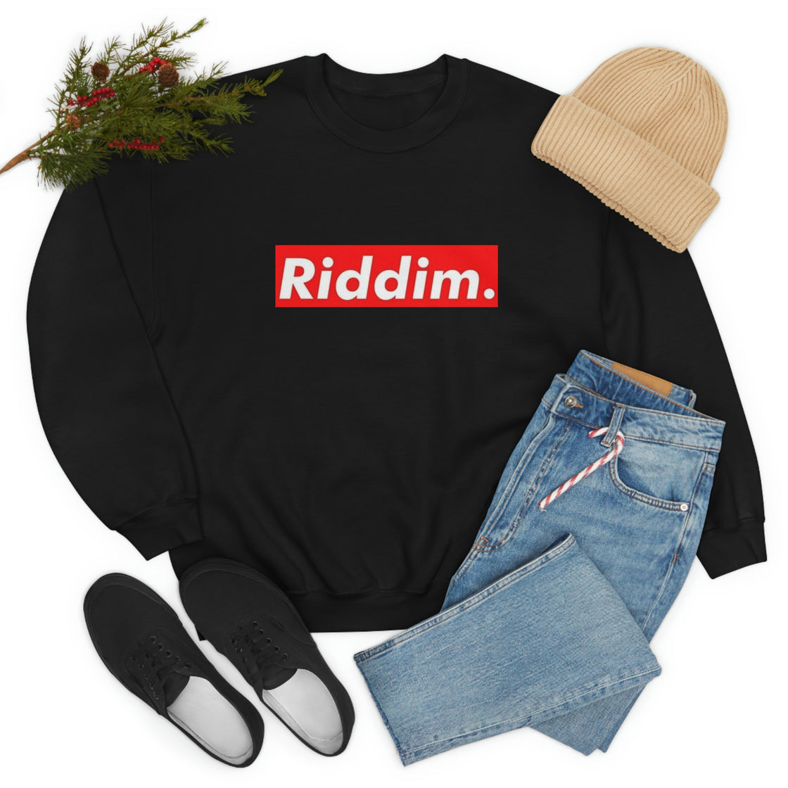 RIDDIM Sweatshirt HOLI VERSA point blank Calcium Infeck - EDMCLOTHINGSTORE