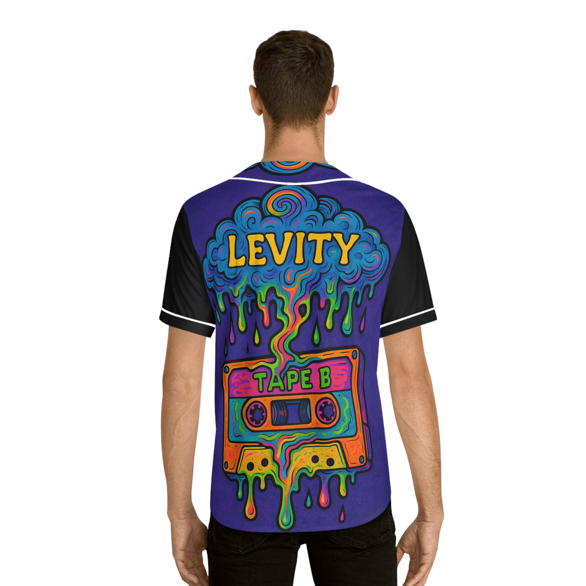 Trippy Levity Tape B Jersey EDM Rave Jersey Colorful Festival Jersey – Limited Edition