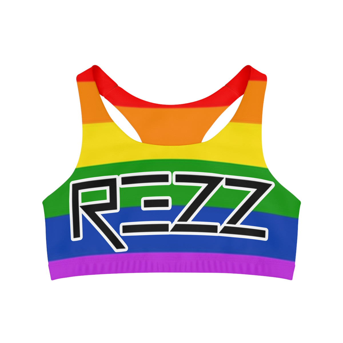 Rezz Crop Top Jersey (Pride) Sports Bra