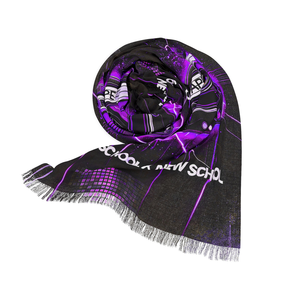 Tape B Pashmina EDM Pashmina Rave Pashmina Lost Lands Pashmina Lightweight Scarf - EDMCLOTHINGSTORE