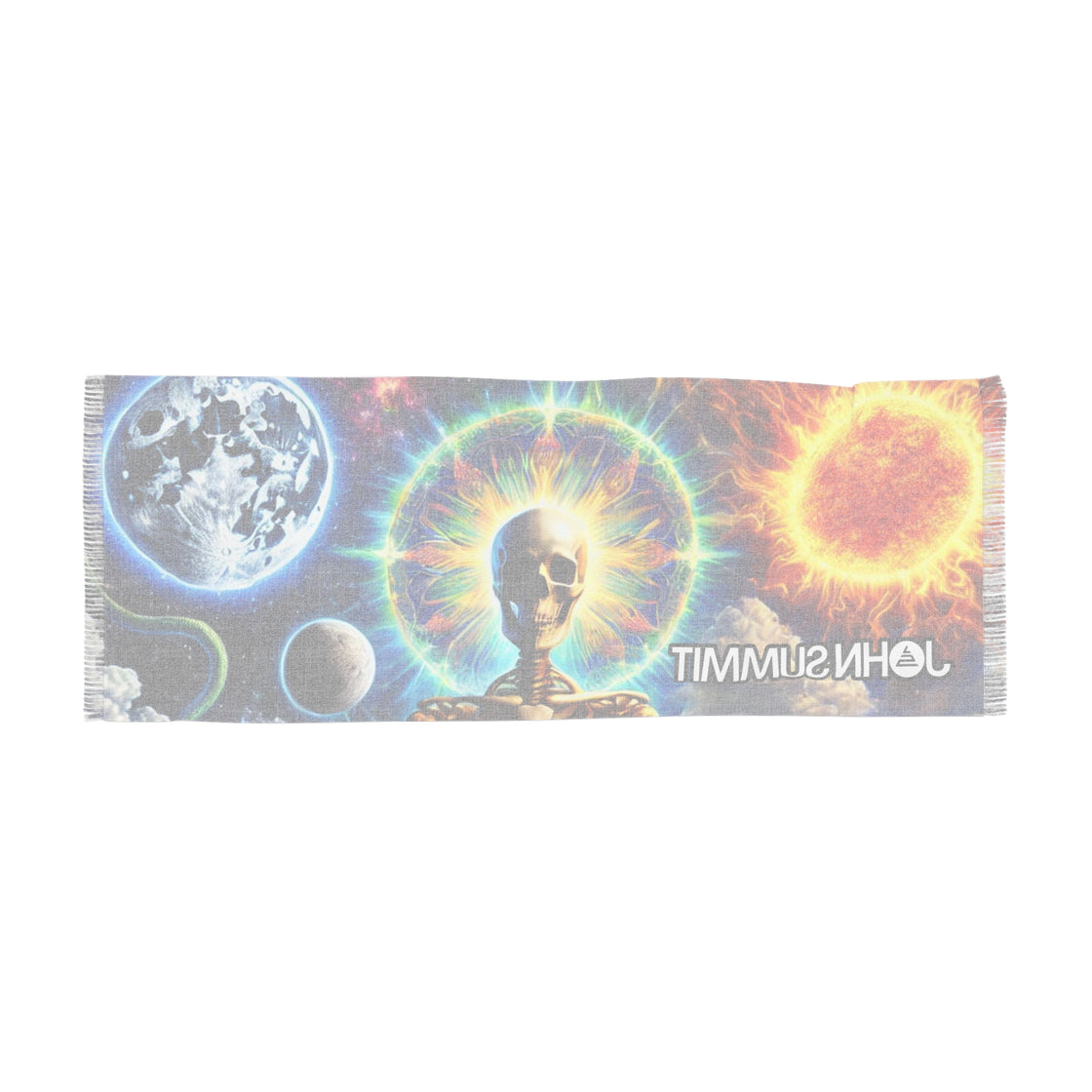 John Summit Pashmina Good vs Evil Lightweight Scarf - EDMCLOTHINGSTORE