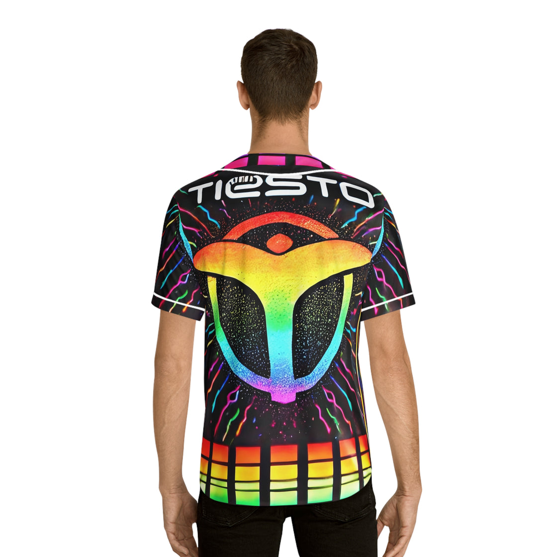 EDC Jersey 2024: Vibrant Custom Tiesto Jersey Inspired Designs – Bold Pride Colors for Festival-Ready Style - EDMCLOTHINGSTORE