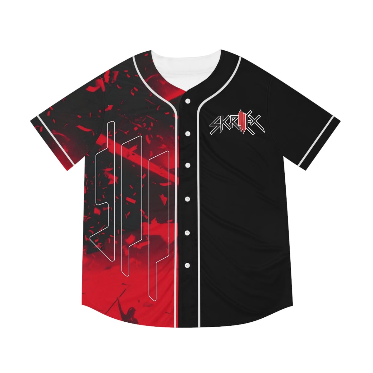 Skrillex Jersey EDM Jersey Rave Jersey (Retro)