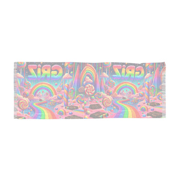 GRIZ Pashmina (Candyland) Lightweight Scarf - EDMCLOTHINGSTORE